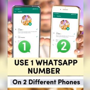 how to use 1 whatsapp in 2 phone