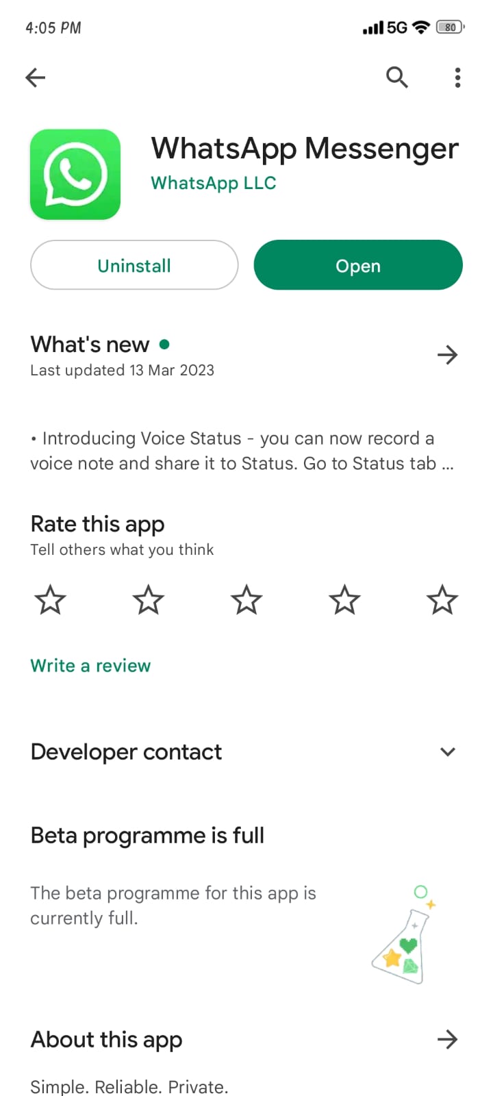 how to send voice message on whatsapp status